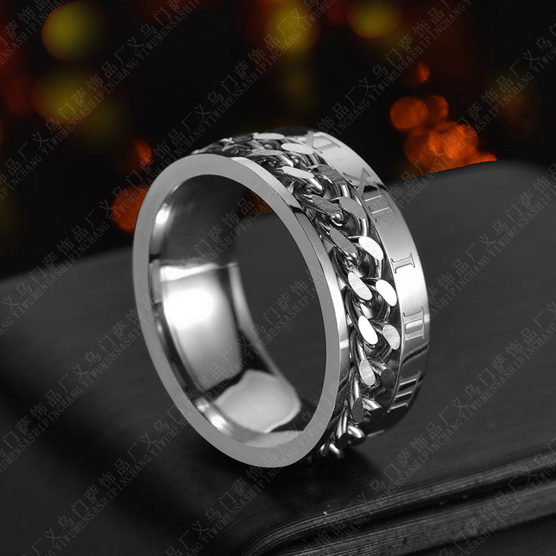 Digital titanium steel ring