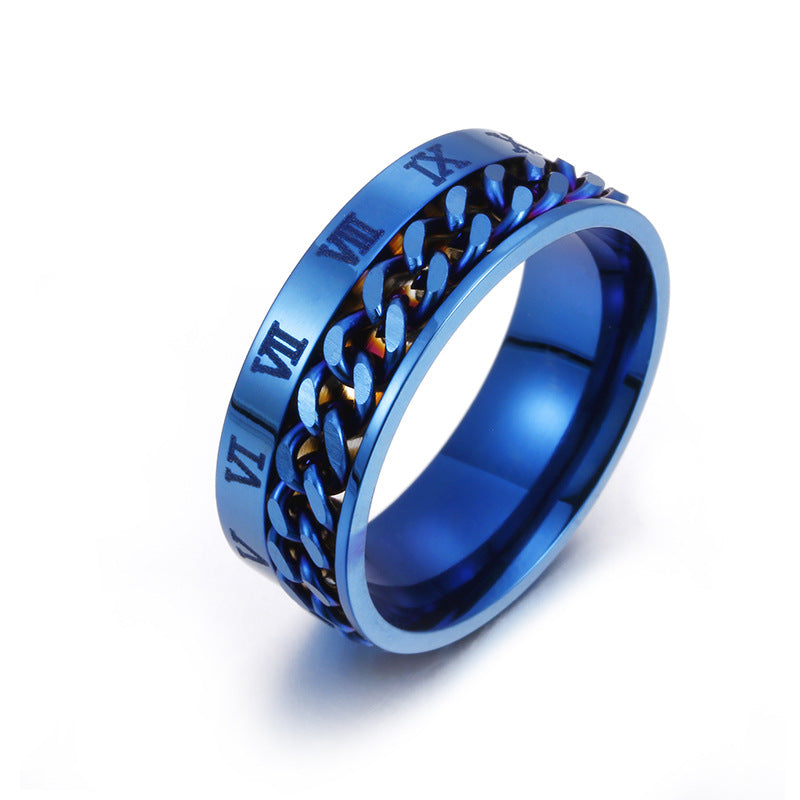 Digital titanium steel ring