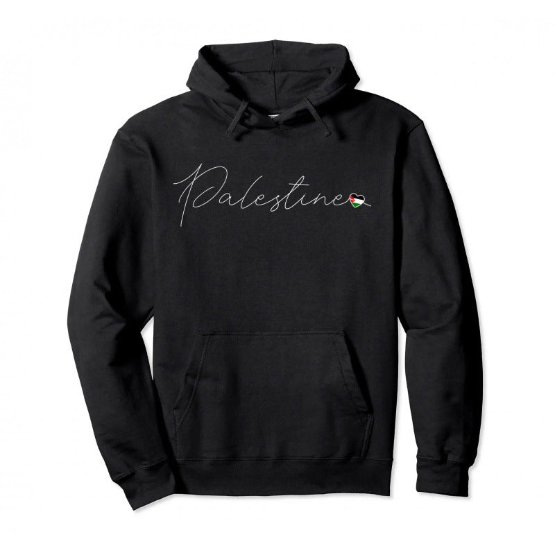 Cotton Palestine Pullover Hoodie Warm Hoodie Fashion Hip Hop Street Wear Pullover Men Women Casual Sweatshirt